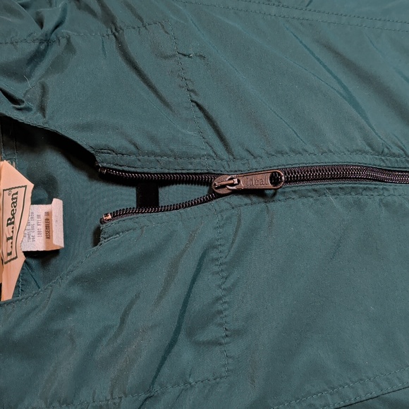 Vintage L.L Bean Anorak 1/4 Zip Windbreaker Jacket - Picture 6 of 9